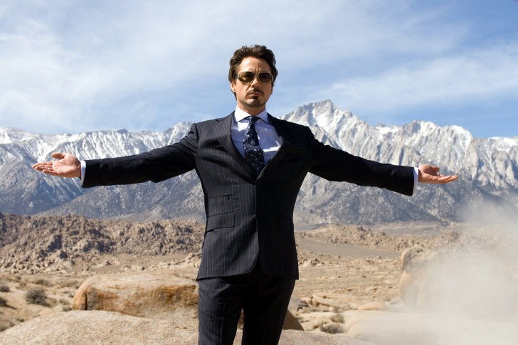 Robert Downey Jr. ในบท Tony Stark/Iron Man จาก หนัง ภาพยนตร์ Iron Man
