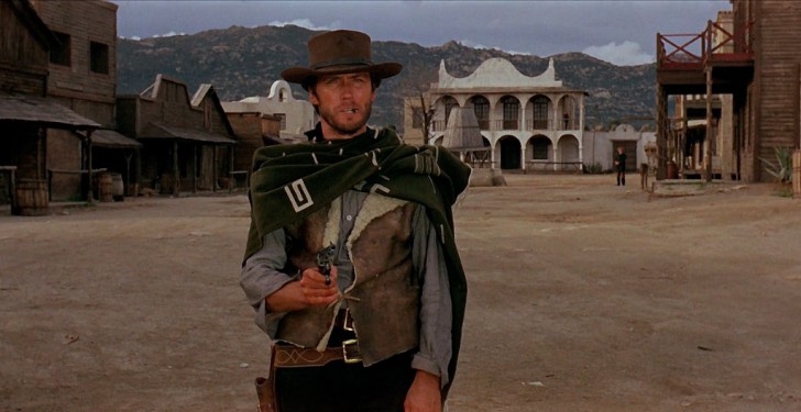 Clint Eastwood จากหนัง ภาพยนตร์ A Fistful of Dollars