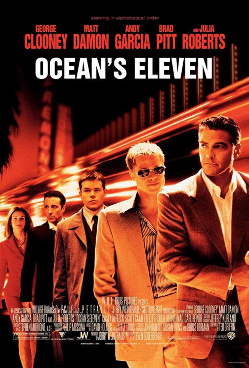 โปสเตอร์หนัง ภาพยนตร์ Ocean's Eleven ค.ศ. 2001 (พ.ศ. 2544)