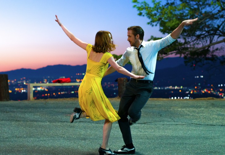 Emma Stone และ Ryan Gosling จากหนัง ภาพยนตร์ La La Land