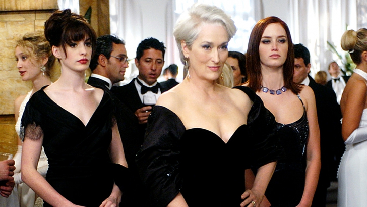Anne Hathaway, Meryl Streep และ Emily Blunt จากหนัง ภาพยนตร์ The Devil Wears Prada