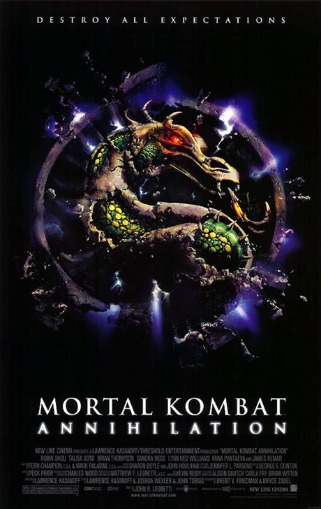 โปสเตอร์หนัง ภาพยนตร์ Mortal Kombat Annihilation ค.ศ. 1997 (พ.ศ. 2540)