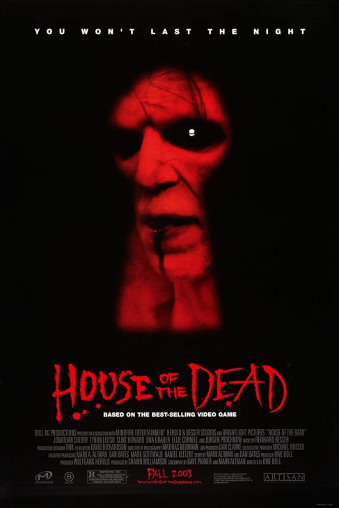 โปสเตอร์หนัง ภาพยนตร์ House of the Dead ค.ศ. 2003 (พ.ศ. 2546)