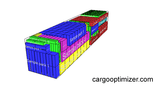 โปรแกรมคำนวณการจัดเรียงสินค้าใส่ตู้คอนเทนเนอร์ รุ่นโปร Cargo Optimizer Professional
