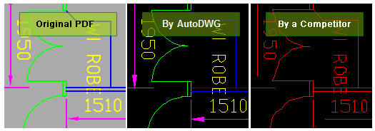 โปรแกรมแปลงไฟล์เอกสาร เป็นไฟล์เขียนแบบ AutoDWG PDF to DWG Converter