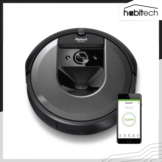 iRobot Roomba i7 (หุ่นยนต์ดูดฝุ่น เชื่อมต่อสมาร์ทโฟน มีระบบทำแผนที่ แรงดูด 10 เท่า)
