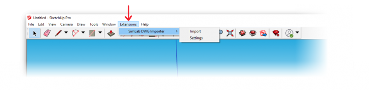 SimLab Plugin DWG Importer for SketchUp