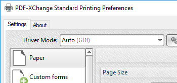 โปรแกรมแปลงไฟล์เอกสาร รุ่นมาตรฐาน PDF-XChange Standard Printer