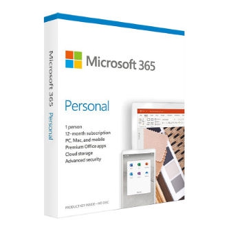 ขายชุดโปรแกรม Microsoft 365 Personal ลิขสิทธิ์แท้ สำหรับบุคคล ของ Microsoft Office ใช้ได้ทั้ง Word Excel PowerPoint OneNote Outlook มีพื้นที่เก็บไฟล์ OneDrive