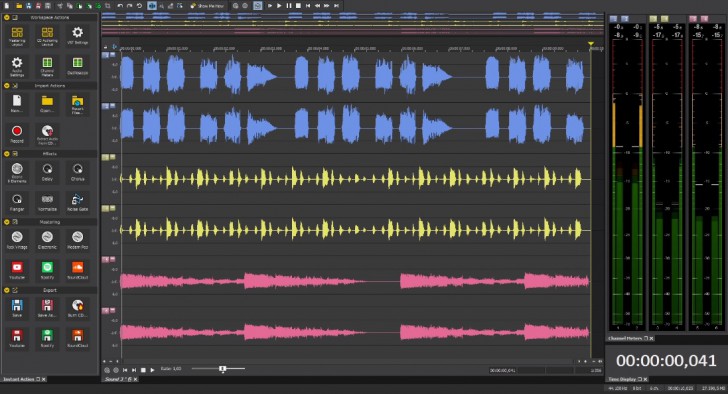 โปรแกรมตัดต่อเสียง บันทึกเสียง รุ่นเริ่มต้น Sound Forge Audio Studio 17