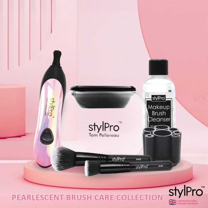 stylPro Makeup Brush Cleaner - Pearlescent Set
