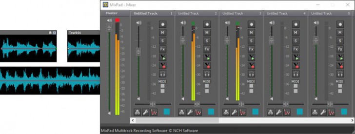 MixPad Multitrack Mixer