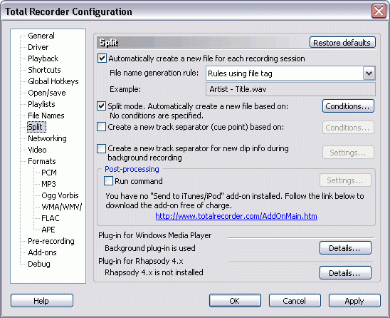 Total Recorder Developer Edition