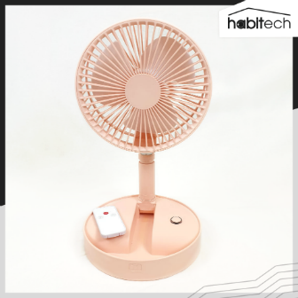 Foldable Fan P9S (พัดลมตั้งพื้น พัดลมตั้งโต๊ะ พัดลมพกพาไร้สาย พัดลมพับได้ มีรีโมทคอนโทรล)