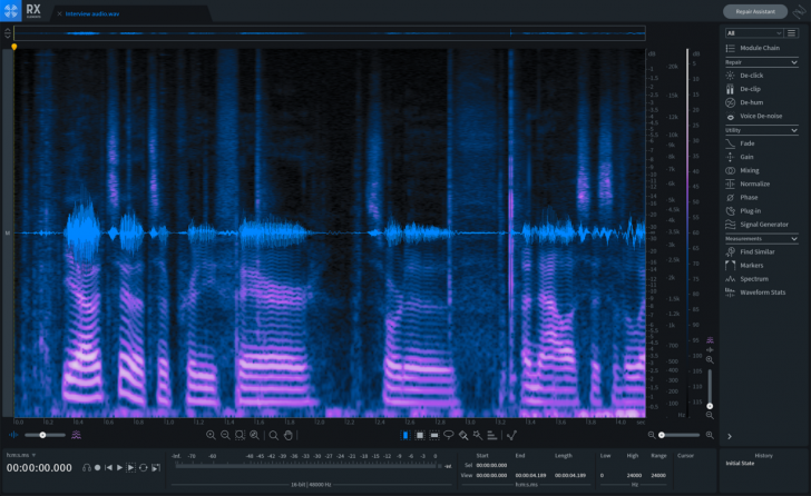 โปรแกรมมิกซ์เสียง แก้ไขเสียง รุ่นมาตรฐาน iZotope RX 10 Standard