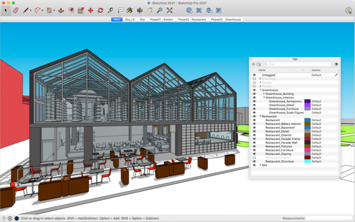 โปรแกรมออกแบบสถาปัตยกรรม 3 มิติ Trimble SketchUp Pro 2023