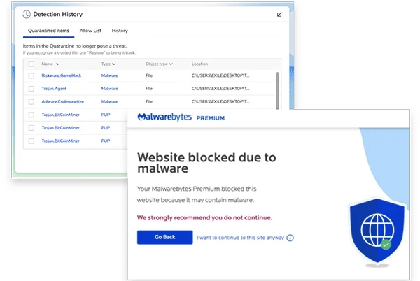 โปรแกรมแอนตี้ไวรัส Malwarebytes Premium