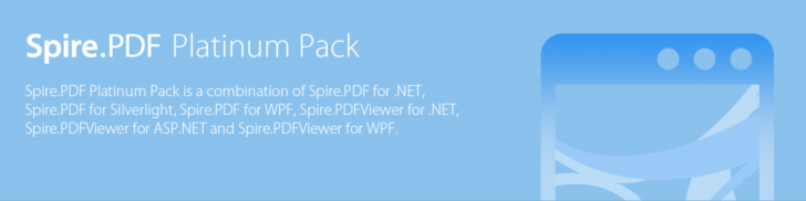 ชุดโปรแกรมรวม API ด้านงาน PDF สำหรับนักพัฒนา Spire.PDF Platinum