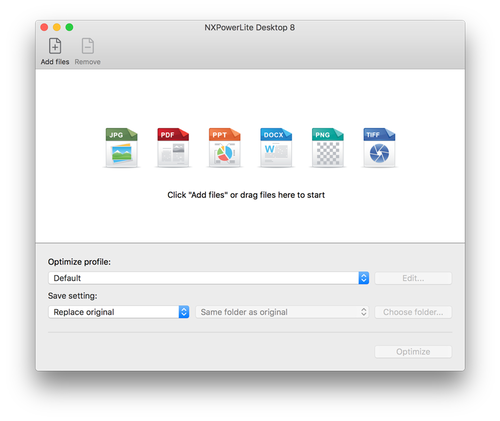 NXPowerLite Desktop for Mac