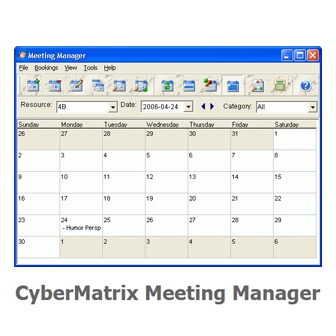 โปรแกรมจัดตารางประชุม จองสถานที่ CyberMatrix Meeting Manager