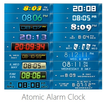 โปรแกรมนาฬิกาปลุก แจ้งเตือนเวลา Atomic Alarm Clock