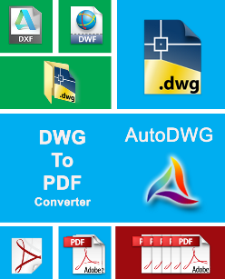 โปรแกรมแปลงไฟล์เขียนแบบ เป็นไฟล์เอกสาร AutoDWG DWG to PDF Converter