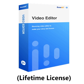 EaseUS Video Editor - Lifetime License โปรแกรมตัดต่อวิดีโอ แปลงไฟล์วิดีโอ มี Effect และ Transition กว่า 50 แบบ ลิขสิทธิ์แบบจ่ายครั้งเดียว อัปเดตฟรีตลอดชีพ
