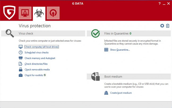 โปรแกรมแอนตี้ไวรัส ป้องกันภัยออนไลน์ G Data Internet Security