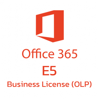Office 365 E5 Business License (OLP) (ชุดโปรแกรมจัดการสํานักงาน ที่มีลิขสิทธิ์ถูกต้องตามกฎหมาย สำหรับองค์กรธุรกิจใหญ่)