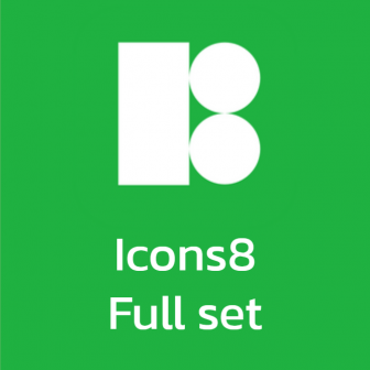 Icons8 Full Set รวมชุดสต๊อกภาพ ไอคอน ภาพวาด ดนตรีประกอบคุณภาพสูง สำหรับงานกราฟิก ออกแบบ UI หรืองานตัดต่อวิดีโอ มีปลั๊กอิน มีโปรแกรมเสริมสำหรับงานออกแบบ