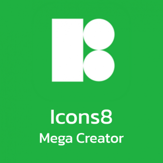 Icons8 Mega Creator โปรแกรมออกแบบกราฟิกออนไลน์ ไม่ต้องติดตั้ง ใช้งานง่าย พร้อมสต๊อกภาพ ภาพวาดประกอบ ไอคอน และเทมเพลตสำหรับ Instagram YouTube Facebook