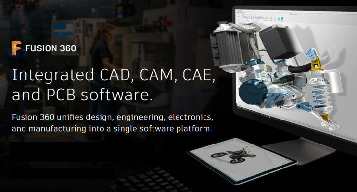 โปรแกรมออกแบบ 3 มิติ ทำงานบนคลาวด์ Autodesk Fusion 360 CLOUD