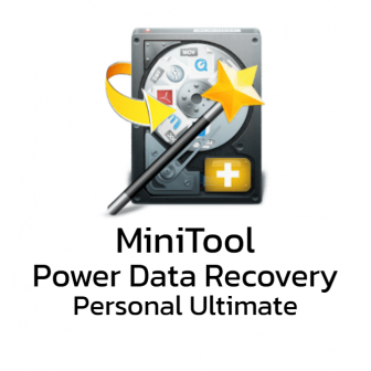 MiniTool Power Data Recovery Personal Ultimate โปรแกรมกู้ไฟล์ข้อมูล เผลอลบทิ้ง กู้ข้อมูลไดรฟ์ที่เข้าถึงไม่ได้ สื่อเก็บข้อมูลภายนอก ซื้อขาด ใช้งานได้ 3 เครื่อง