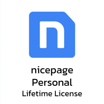 Nicepage Personal - Lifetime License โปรแกรมทำเว็บ รุ่นผู้ใช้งานทั่วไป ลิขสิทธิ์ซื้อขาด ออกแบบได้ 5 เว็บไซต์ รองรับ WordPress ออกแบบง่าย สไตล์ลากและวาง