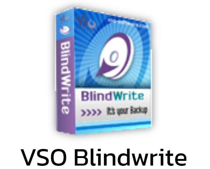 โปรแกรมสำรองข้อมูลจากแผ่น VSO Blindwrite