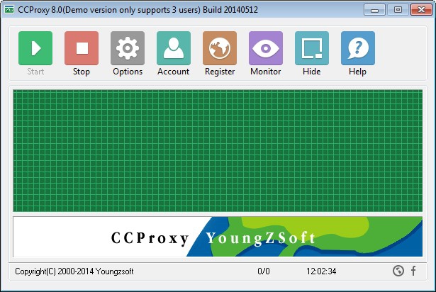 โปรแกรมจัดตั้ง Proxy Server สำหรับธุรกิจ CCProxy for Windows