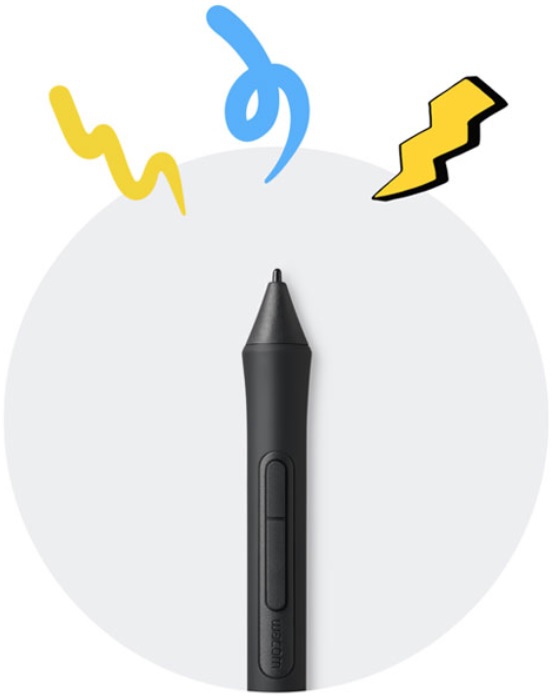 เมาส์ปากกาไซส์กลาง ปากกาไร้แบตเตอรี่ เชื่อมต่อบลูทูธ Wacom Intuos Bluetooth Medium CTL-6100WL