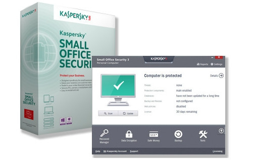 โปรแกรมแอนตี้ไวรัสสำหรับธุรกิจขนาดเล็ก Kaspersky Small Office Security