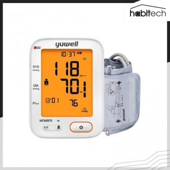 Yuwell YE680B เครื่องวัดความดันโลหิตดิจิทัล (Digital Blood Pressure Monitor) แบบสอดแขน วัดค่าแม่นยำ หน้าจอขนาดใหญ่ ใช้งานได้ 2 คน รับประกัน 5 ปี