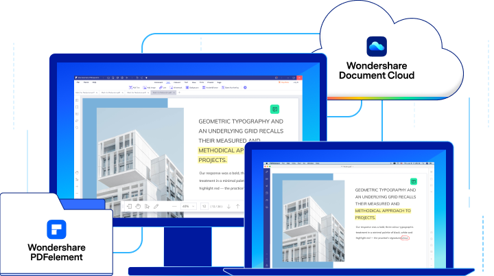 โปรแกรมจัดการเอกสาร พร้อมพื้นที่เก็บข้อมูลบนคลาวด์ สำหรับทีมงาน Wondershare PDFelement Pro DC Team for Windows