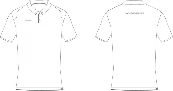 เสื้อโปโลสีขาว Thaiware Polo Shirt 2022