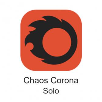 Chaos Corona Solo (รวมชุดปลั๊กอินเสริม โปรแกรมกราฟิก 3 มิติ เรนเดอร์ภาพสวยสมจริงมากขึ้น รุ่นใช้งานบนเครื่องเดียว)