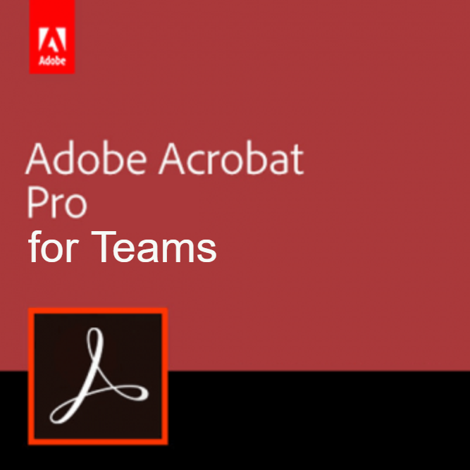 โปรแกรมจัดการเอกสาร PDF รุ่นโปร Adobe Acrobat Pro for Teams