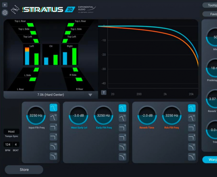 ฟีเจอร์ของ เอนจิ้น iZotope Stratus 3D by Exponential Audio