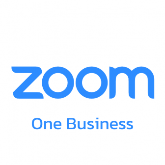 Zoom One Business (โปรแกรมประชุมออนไลน์ ประชุมทางไกล สำหรับ 1 Host รองรับผู้เข้าประชุม 300 คน (สั่งซื้อขั้นต่ำ 10 Hosts))