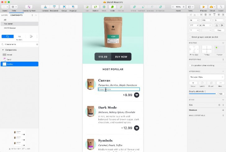 โปรแกรมออกแบบ UI UX สำหรับแอปพลิเคชัน และเว็บ รุ่นสำหรับธุรกิจ ลิขสิทธิ์รายปี Sketch Business for Mac