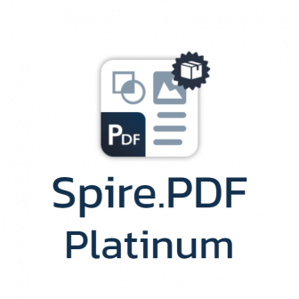Spire.PDF Platinum (โปรแกรมสำหรับนักพัฒนา รวม API บน .NET และเฟรมเวิร์กที่หลากหลาย พัฒนาโปรแกรมให้สามารถทำงานกับไฟล์ PDF)