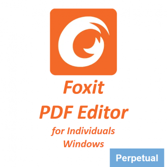 Foxit PDF Editor for Individuals 13 (Windows) - Perpetual License (โปรแกรมสร้าง และจัดการเอกสาร PDF รุ่นมาตรฐาน สำหรับผู้ใช้งานคนเดียว ระบบปฏิบัติการ Windows ลิขสิทธิ์ซื้อขาด)
