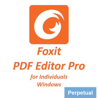 Foxit PDF Editor Pro for Individuals 12 (Windows) - Perpetual License โปรแกรมสร้าง และจัดการเอกสาร PDF รุ่นโปร รองรับทั้งการเปิดอ่าน และแก้ไขไฟล์ PDF
