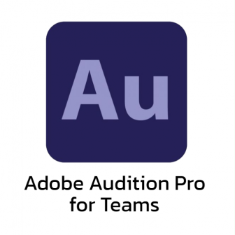 Adobe Audition Pro for Teams (โปรแกรมตัดต่อเสียง ใส่ Sound Effect ช่วยทำ Podcast ได้ รุ่นโปร)